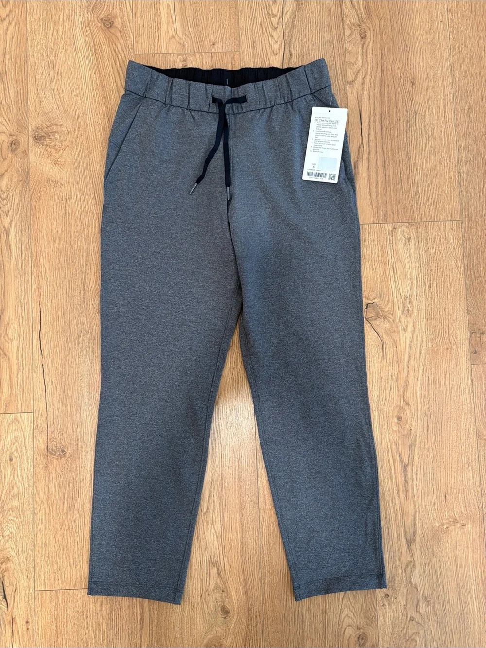 lululemon athletica Dark Heather Gray Drawstring Joggers